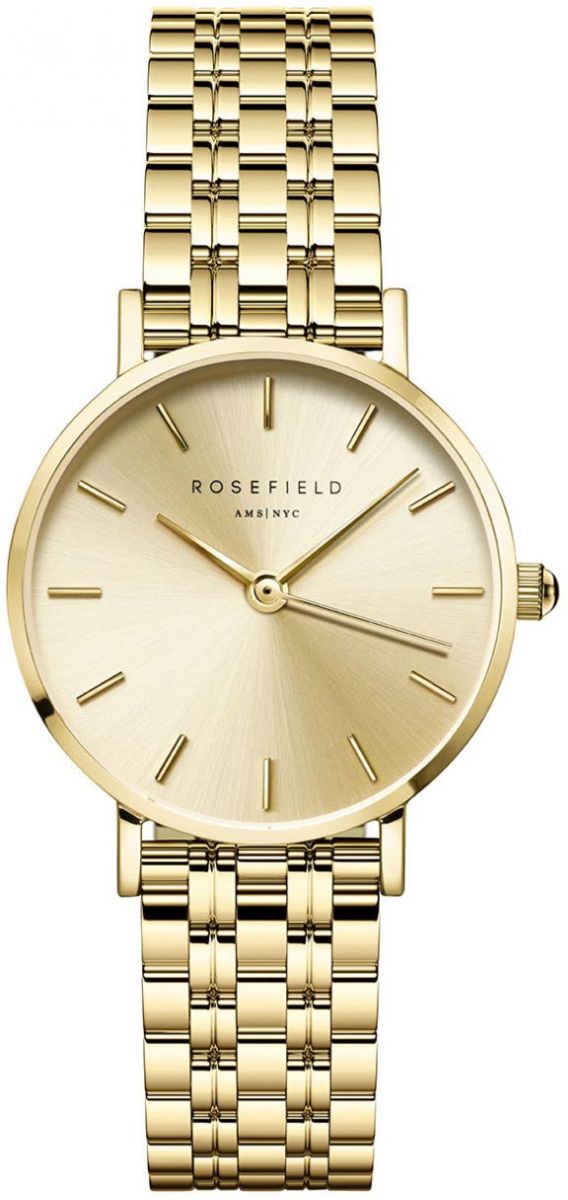 Γυναικείο Ρολόι Rosefield Small Edit Champagne (SCGSG-S05)